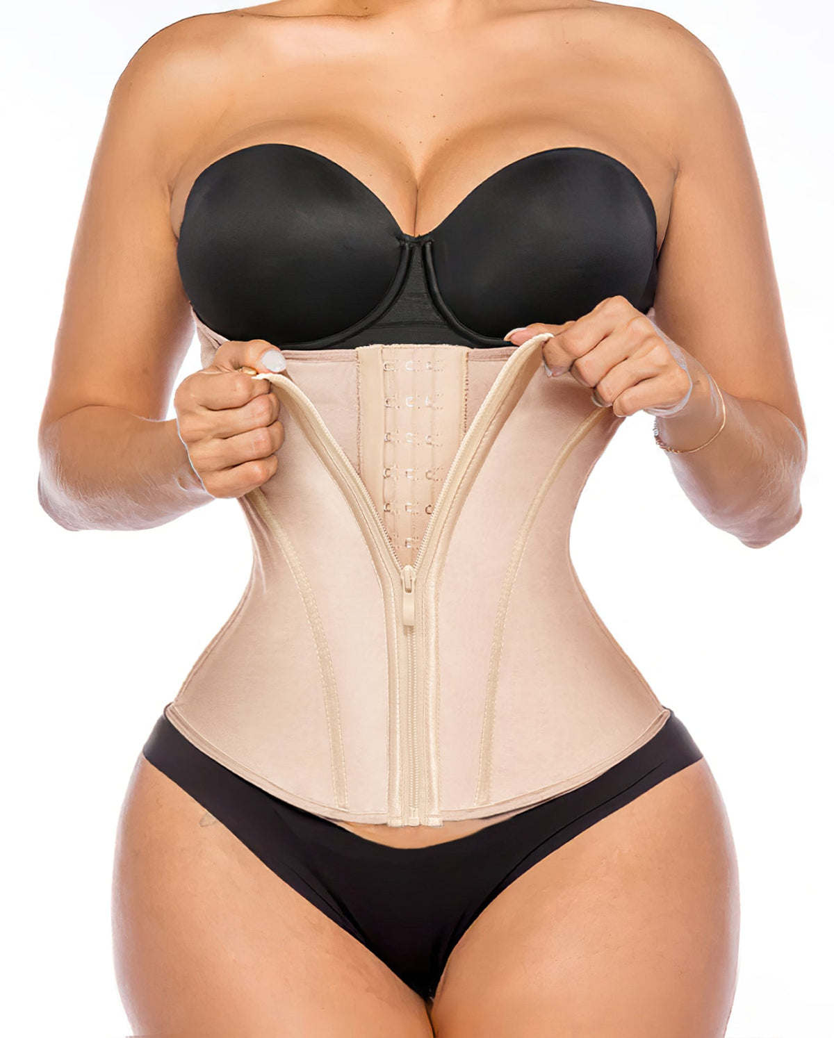 Double Compression Zip Waist Trainer