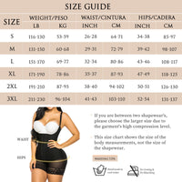 Open Bust Front Hook Mid-Thigh Faja Bodysuit