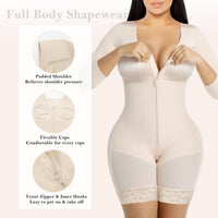 Long Sleeve Full Bust Mid-Thigh Faja Bodysuit
