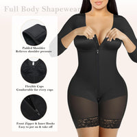 Long Sleeve Full Bust Mid-Thigh Faja Bodysuit