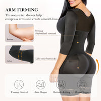 Long Sleeve Full Bust Mid-Thigh Faja Bodysuit