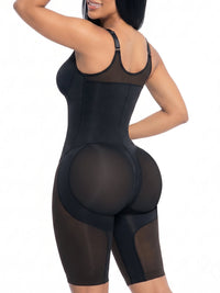 U-Shaped 3-Layer Fajas Shapewear Bodysuit