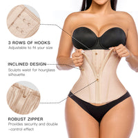 Double Compression Zip Waist Trainer