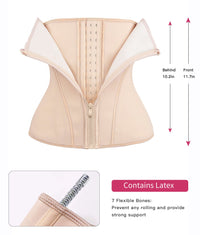 Double Compression Zip Waist Trainer