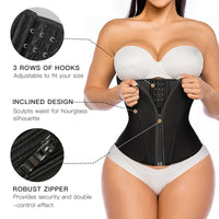 Double Compression Zip Waist Trainer