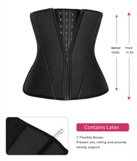 Double Compression Zip Waist Trainer
