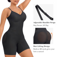 Tummy Control Shapewear Back-Opening Bodysuit