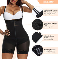 Open Bust High Back Mid-Thigh Faja Bodysuit
