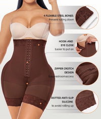 Strapless Tummy Control Mid-Thigh Shorts Faja