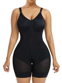 Front Zip Full Bust Mid-Thigh Faja Bodysuit