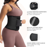 Triple Layer Sweat Sculpt Waist Trainer Belt